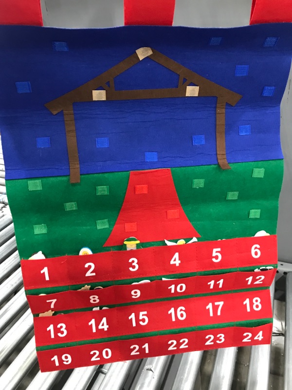 Photo 2 of (stock photo used for reference)  Fabric Advent Calendar (Countdown to Christmas)