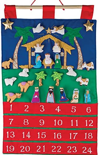 Photo 1 of (stock photo used for reference)  Fabric Advent Calendar (Countdown to Christmas)