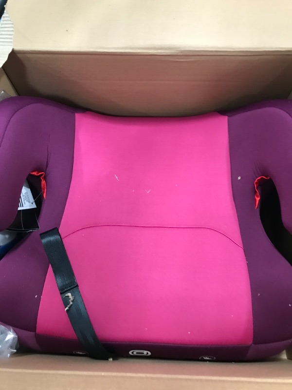 Photo 2 of Diono Solana 2 XL 2022, Dual Latch Connectors, Lightweight Backless Belt-Positioning Booster Car Seat, 8 Years 1 Booster Seat, Pink NEW! LATCH Connect Single Pink