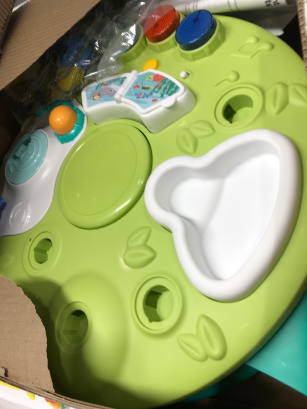 Photo 2 of Bright Starts Around We Go 2-in-1 Walk-Around Baby Activity Center & Table, Tropic Cool, Ages 6 Months+ Tropical Cool