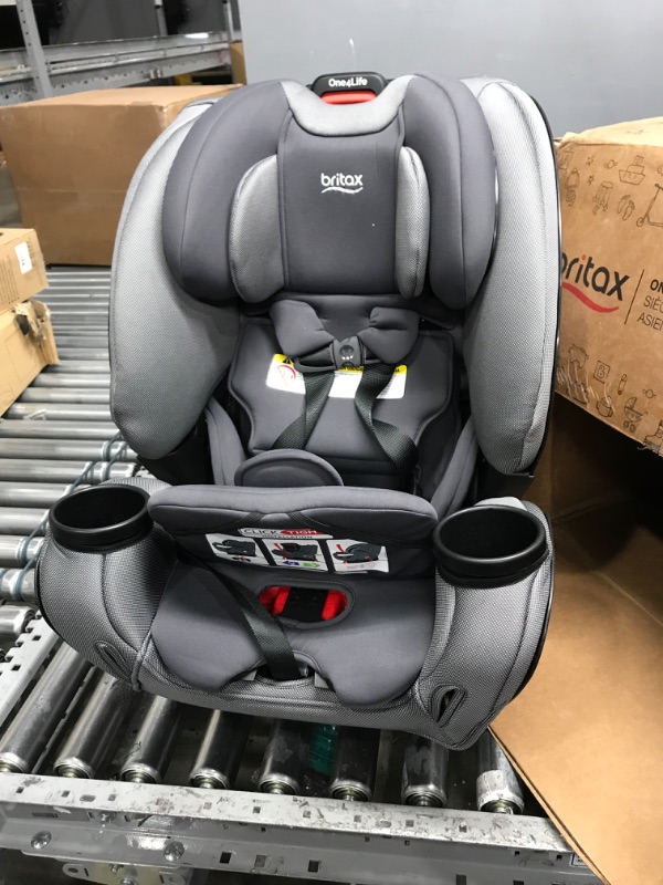 Photo 2 of Britax One4Life ClickTight All-in-One Car Seat – 10 Years of Use – Infant, Convertible, Booster – 5 to 120 pounds - SafeWash Fabric, Drift Drift [New Version]