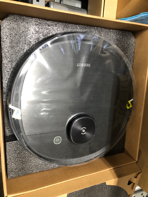 Photo 2 of (USED)ECOVACS Deebot N8 Pro+ Robot Vacuum and Mop Cleaner, with Self Empty Station, 2600Pa Suction, Laser Based LiDAR Navigation, Carpet Detection, Multi Floor Mapping, Personalized Cleaning