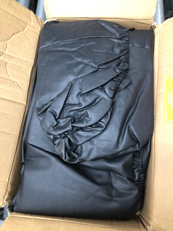 Photo 1 of BDK Croc Skin Faux Leather Car Seat Covers, Full Set Black – Front and Back Split Bench Seat Covers, Airbag Compatible, Interior Covers for Cars Trucks Vans and SUVs Black Seat Covers