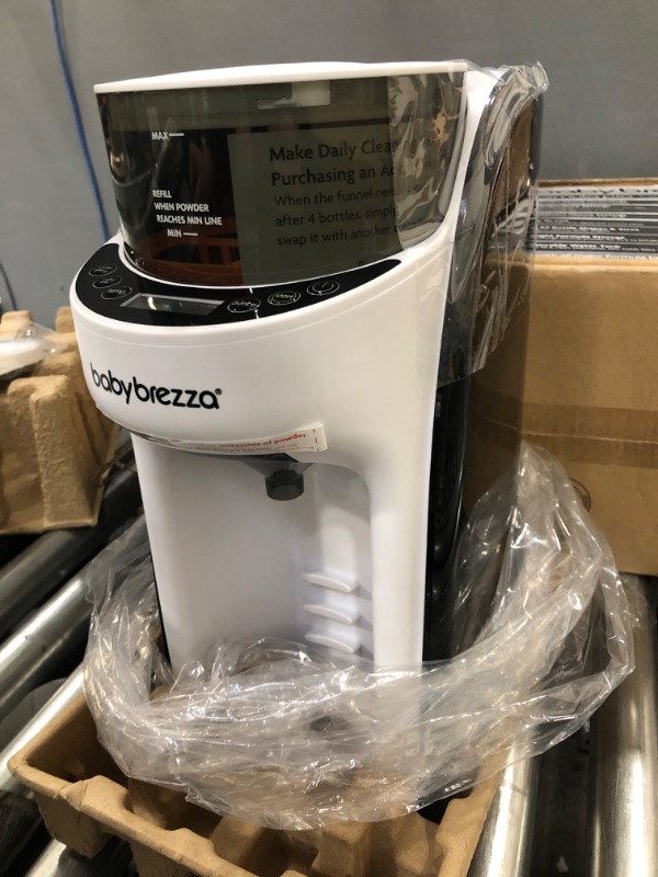 Photo 2 of New and Improved Baby Brezza Formula Pro Advanced Formula Dispenser Machine - Automatically Mix a Warm Formula Bottle Instantly - Easily Make Bottle with Automatic Powder Blending