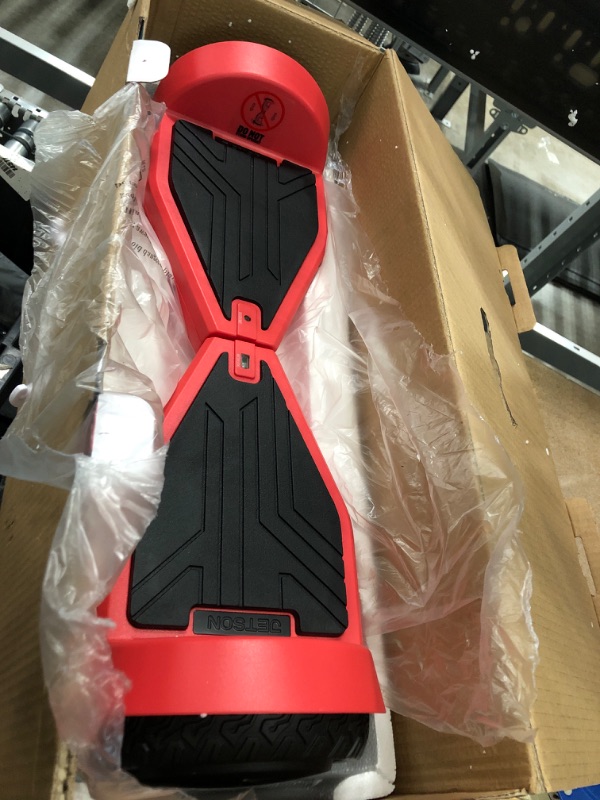 Photo 2 of (PARTS ONLY)Jetson All Terrain Light Up Self Balancing Hoverboard with Anti-Slip Grip Pads, for riders up to 220lbs Red