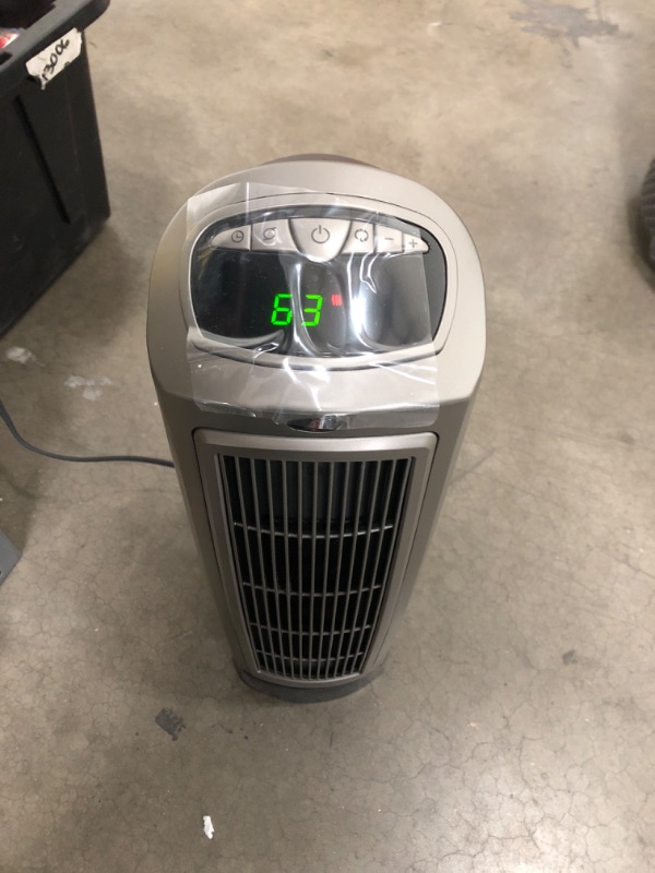 Photo 2 of Lasko 1500W Digital Ceramic Space Heater with Remote, 755320, Silver