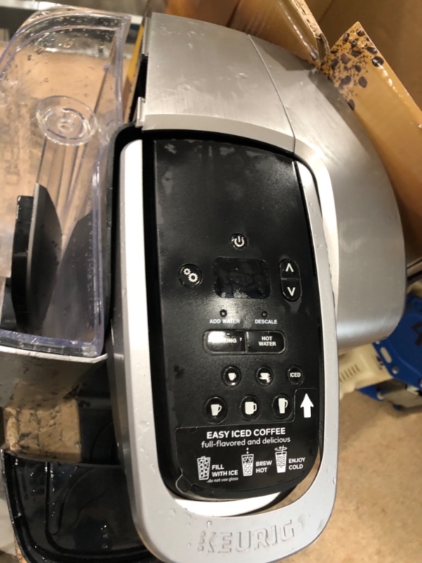 Photo 3 of **DAMAGED** Keurig K-Elite Single Serve K-Cup Pod Coffee Maker - Brushed Silver