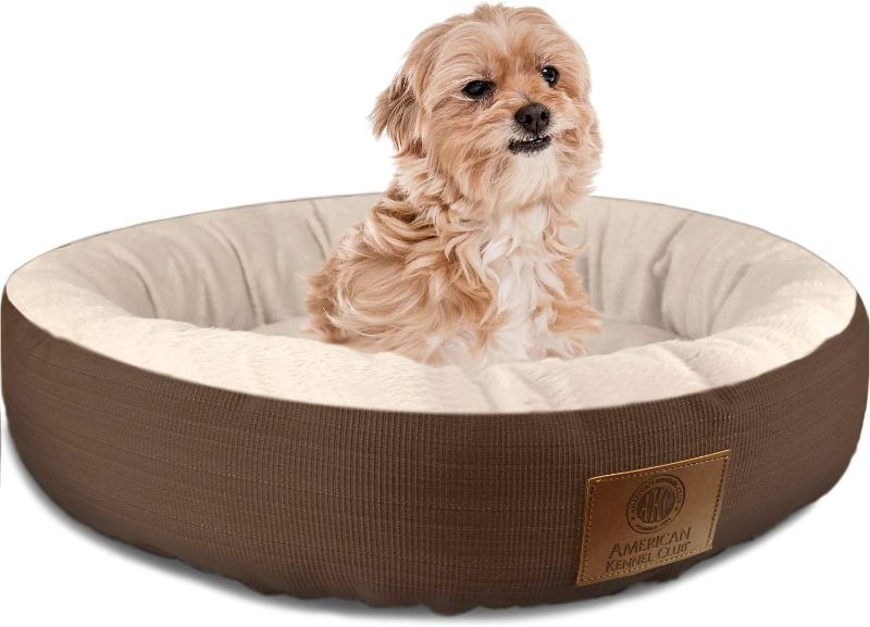 Photo 1 of **large tear on bottom**
AKC Casablanca Round Solid Pet Bed
