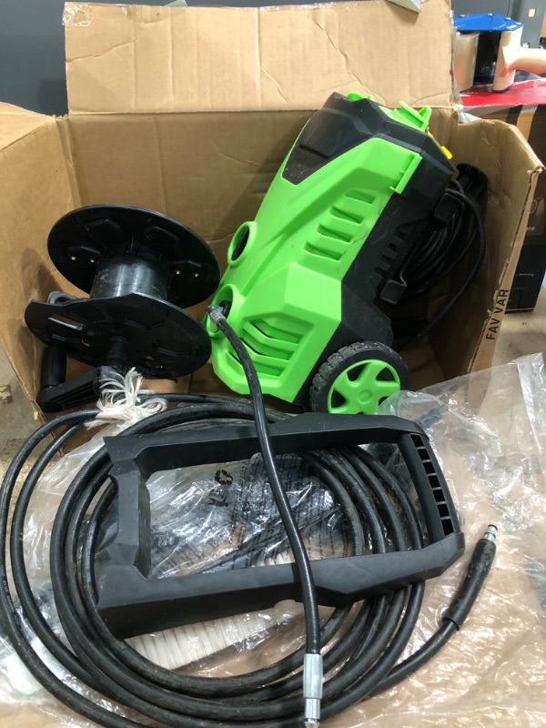 Photo 2 of *FOR PARTS ONLY* Electric Pressure Washer Homdox Pressure Washer 1500W Power Washer High Pressure Cleaner Machine with 5 Nozzles Foam Cannon,Best for Cleaning Homes, Cars, Driveways, Patio
