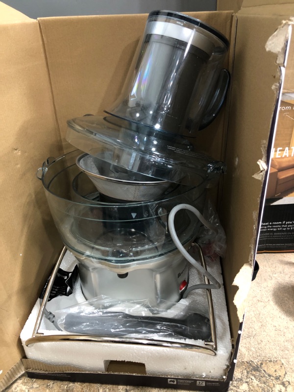 Photo 2 of **NONFUNCTIONAL*- Breville Juice Fountain Compact Juicer, Silver, BJE200XL
