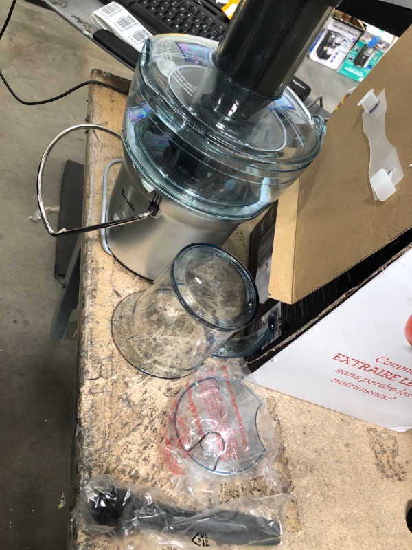 Photo 1 of **NONFUNCTIONAL*- Breville Juice Fountain Compact Juicer, Silver, BJE200XL
