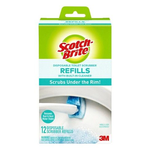 Photo 1 of 2 OF- Scotch-Brite Disposable Toilet Scrubber Refills - 12ct

