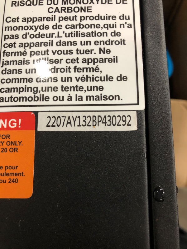 Photo 4 of ***PARTS ONLY***DAMAGED**
Camplux 5L Portable Propane Gas Tankless Water Heater, 1.32 GPM Tankless Water Heater With 1.2 GPM Water Pump, Black