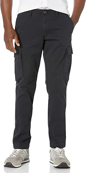 Photo 1 of Goodthreads Men's Slim-Fit Vintage Comfort Stretch Cargo Pant 38W x 34L Black