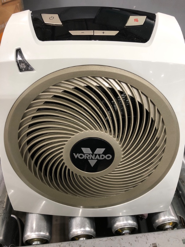 Photo 2 of *** POWERS ON *** Vornado AVH10 Vortex Heater with Auto Climate Control, 2 Heat Settings, Fan Only Option, Digital Display, Advanced Safety Features, Whole Room, White AVH10 — Auto Climate Heater