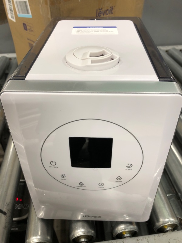 Photo 2 of *** POWERS ON ** LEVOIT Humidifiers for Bedroom Large Room Home, 6L Warm and Cool Mist Top Fill Ultrasonic Air Vaporizer, Smart App & Voice Control, Quickly Humidify Whole House up to 753 sq.ft, Sleep Mode, Timer Cream White LV600S