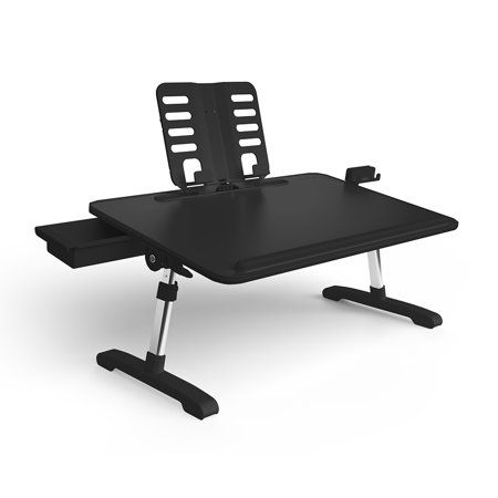 Photo 1 of Limitless TotalDesk Portable Workstation and Lap Desk with Adjustable Height & Tilt - Black
