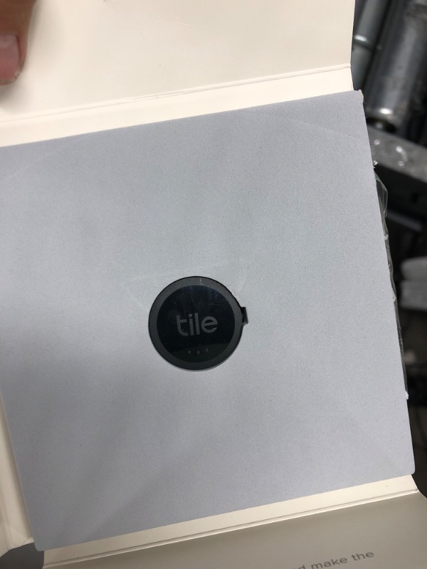 Photo 1 of Tile Sticker (2022) 3-Pack. Small Bluetooth Tracker, Remote Finder and Item Locator, Pets and More; Up to 250 ft. Range. Water-Resistant. Phone Finder. iOS and Android Compatible. Sticker 3-pack