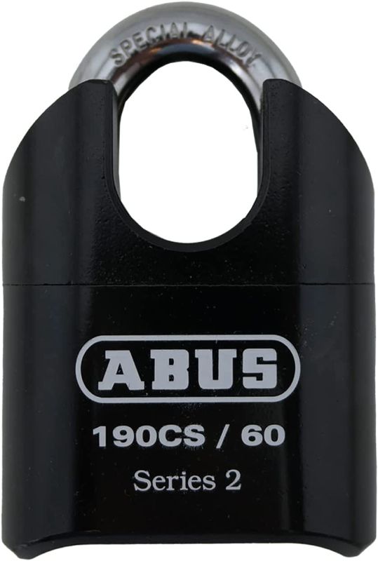 Photo 1 of ABUS 190CS/60 High Security Solid Steel Combination Padlock, Closed Shackle
