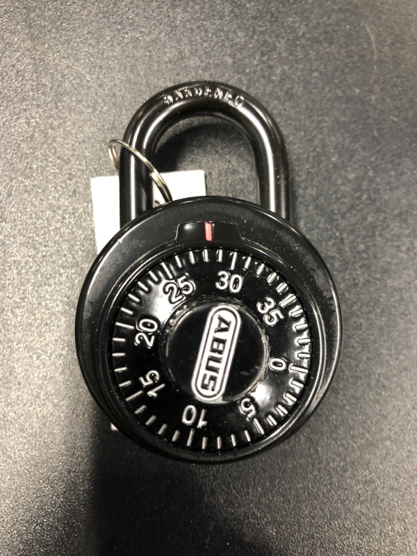 Photo 2 of ABUS 78/50 KC 2-Inch Locker Dial Combination Padlock, Black KC Black