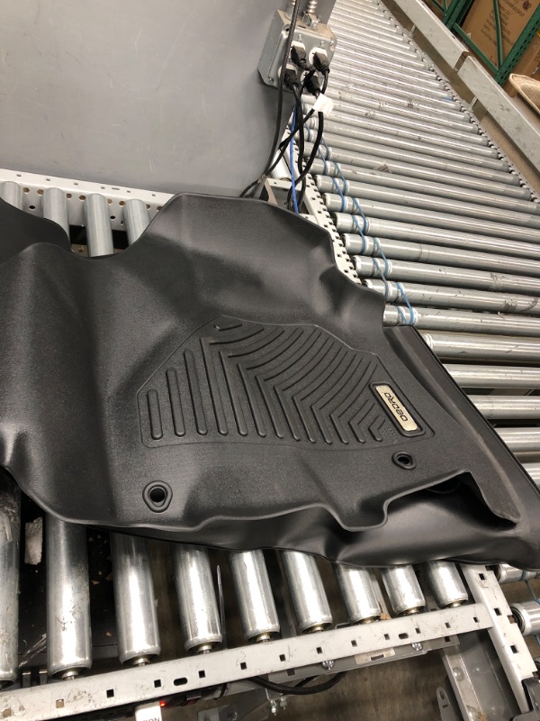 Photo 4 of 
OEDRO Floor Mats Compatible for 2013-2018 Dodge Ram 1500/2500/3500 with 1st Bench Seats, 2 Row Liner Set (Over-Hump Front & 2nd Seat), Crew Cab ONLY