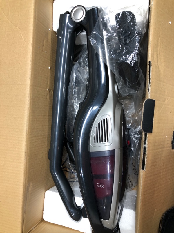 Photo 2 of **SEE NOTES**
ROOMIE TEC Cordless Vacuum Cleaner, 2 in 1 Handheld Vacuum, High-Power 2200mAh Li-ion Rechargeable Battery, with Corner Lighting and Upright Charging Base