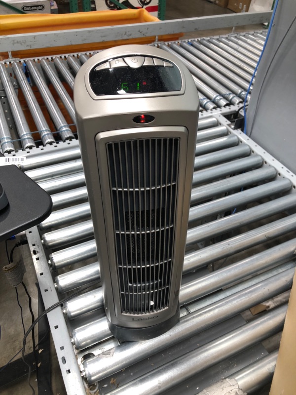 Photo 2 of ***TESTED WORKING*** Lasko 1500W Digital Ceramic Space Heater with Remote, 755320, Silver