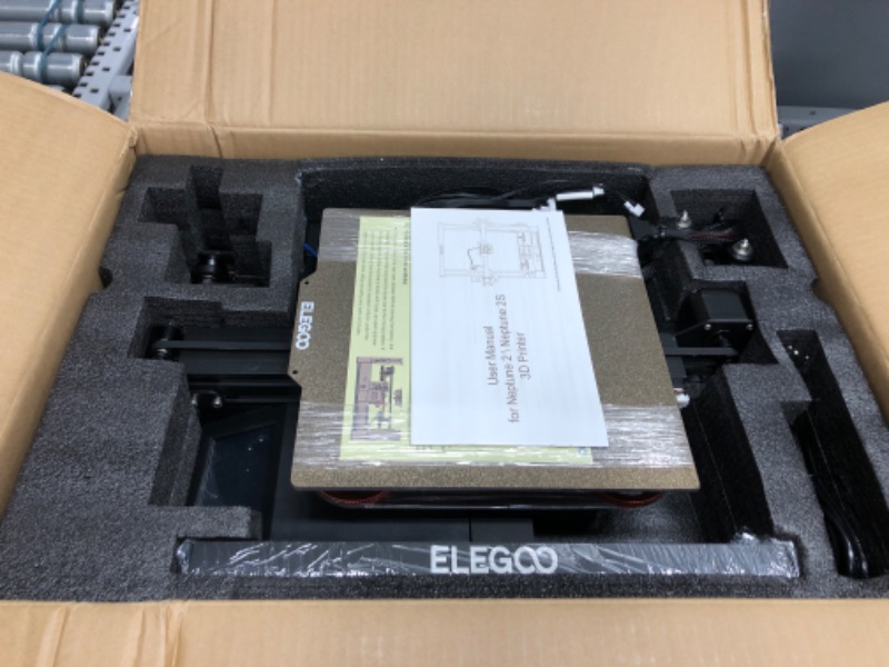 Photo 2 of ELEGOO Neptune 2S New Upgrade Version Large FDM 3D Printer Fully Open Source Ultra-Quiet Printing with Resume Printing DIY 3D Printer Ideal for Beginners Printing Size 220x220x250mm