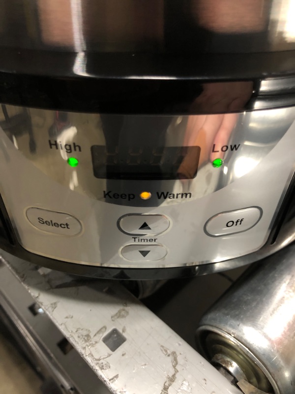 Photo 3 of ***TESTED POWERS ON*** Crock-Pot SCCPVL610-S-A 6-Quart Cook & Carry Programmable Slow Cooker with Digital Timer, Stainless Steel
