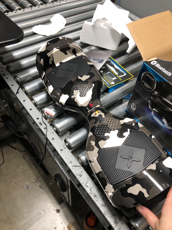 Photo 1 of ***TESTED WORKING*** Hover-1 Helix Electric Hoverboard | 7MPH Top Speed, 4 Mile Range, 6HR Full-Charge, Built-in Bluetooth Speaker, Rider Modes: Beginner to Expert Hoverboard Camo