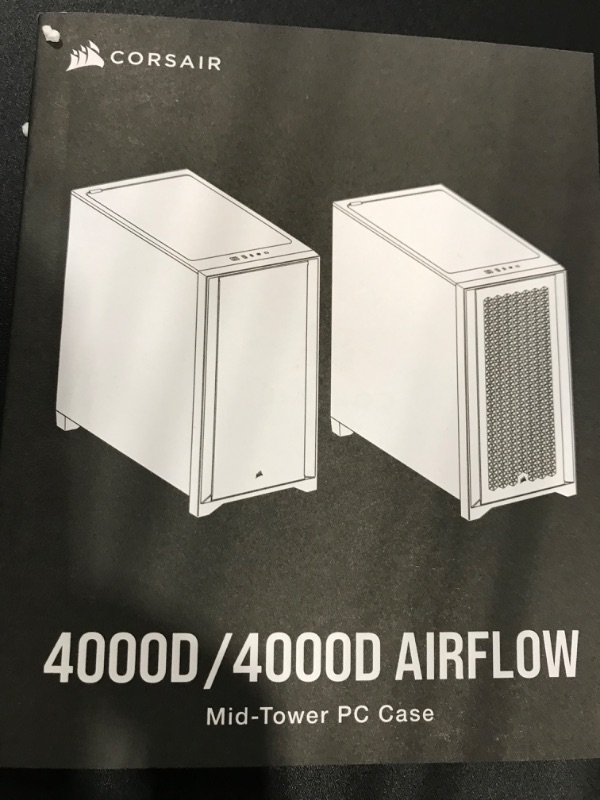 Photo 2 of CORSAIR 4000D AIRFLOW TMP GLSS