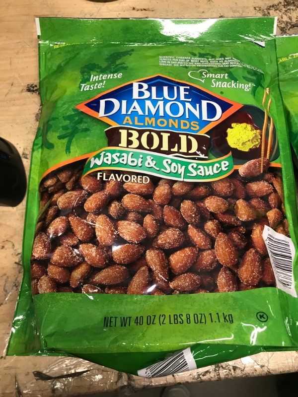 Photo 2 of 10/25/2022***Blue Diamond Wasabi & Soy Sauce Almonds - 40 oz