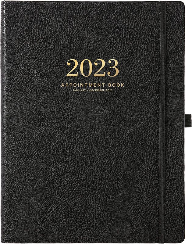 Photo 1 of 2023 Weekly Appointment Book & Planner - 2023 Daily Hourly Planner with 15-Minute Interval, January 2023 - December 2023, 8.5" x 11", Achieve Your Goals & Improve Productivity
