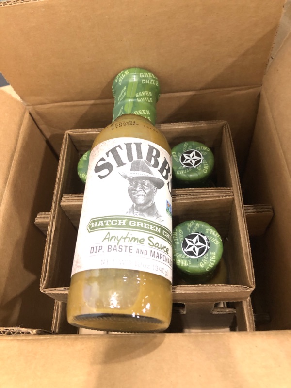 Photo 3 of *BB: 01/05/2024**- Stubb's Green Chile Anytime Sauce, 12 oz (Pack of 4)
