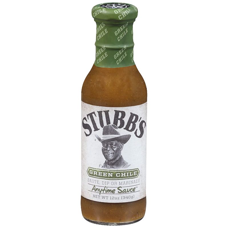 Photo 1 of *BB: 01/05/2024**- Stubb's Green Chile Anytime Sauce, 12 oz (Pack of 4)
