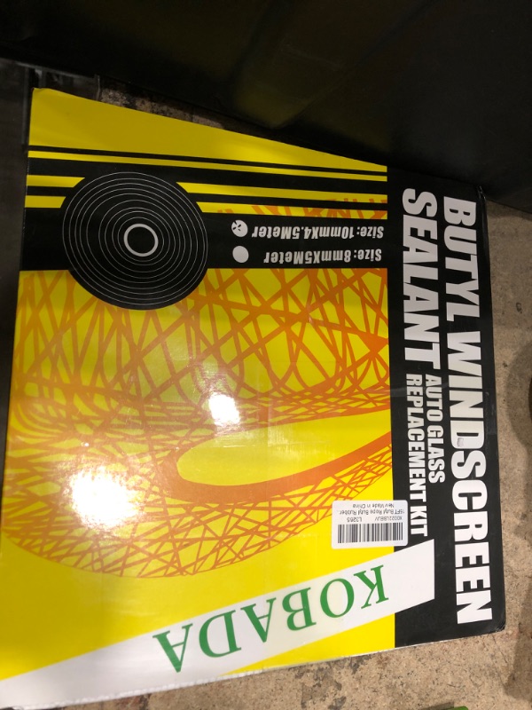 Photo 2 of 15FT Butyl Rope Butyl Rubber Sealant Tape for RV Car Headlamps Window Door Windshield, Black Waterproof Butyl Seal Tape- 3/8" X 15'(4.5m)