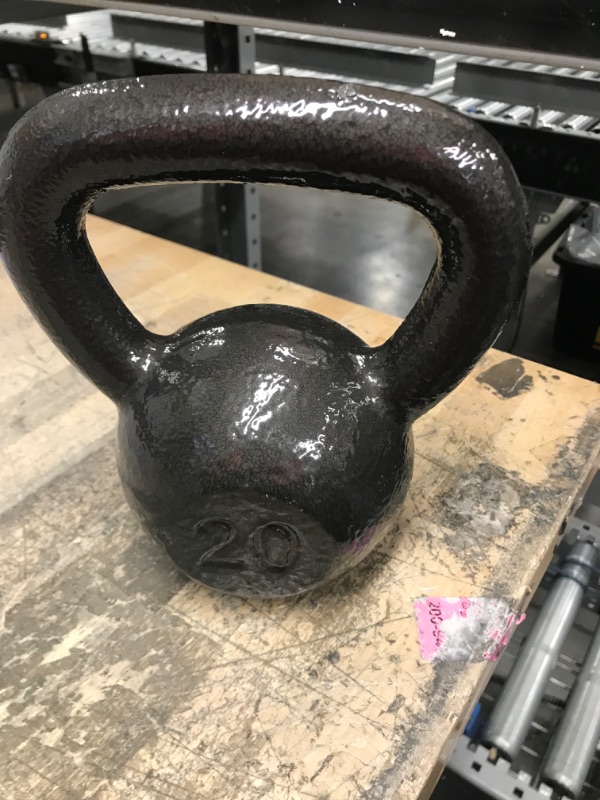 Photo 1 of 20lbs Kettlebell Weight Black 