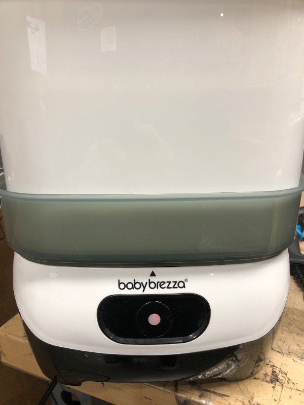 Photo 2 of Baby Brezza 4 in 1 Baby Bottle Sterilizer Machine – Largest Capacity Electric Steam Sterilization – Pacifiers, Breast Pump Parts + Universal Sterilizing for All Bottles: Plastic, Glass, Large, Small