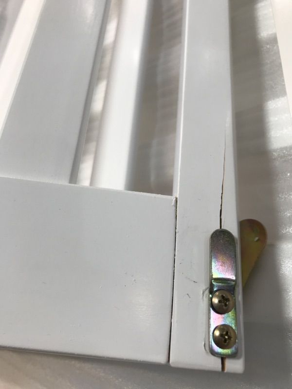 Photo 1 of **DAMAGED**MISSING PARTS* Dream On Me 3 in 1 Portable Folding Stationary Side Crib in White, Greenguard Gold Certified, Safety Wheel with Locking Casters, Convertible, 3 Mattress Heights White Crib