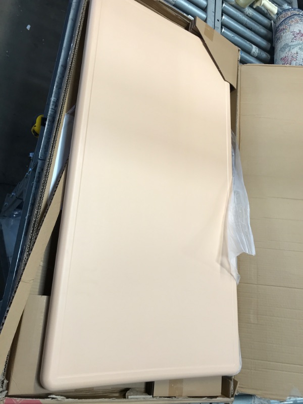 Photo 1 of **Table top only** Flash Furniture 24"W x 48"L Rectangular Natural Plastic Height Adjustable Activity Table
