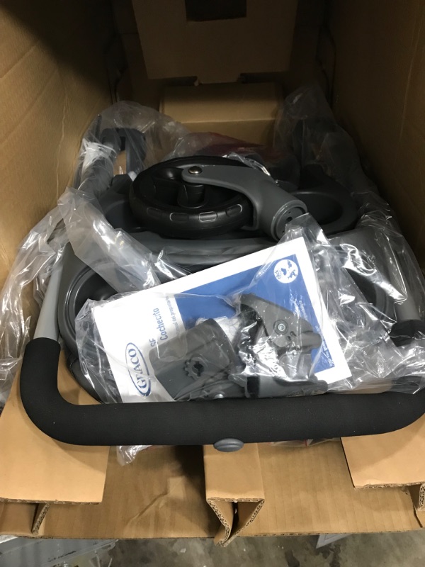 Photo 1 of GRACO FastAction SE Travel System Includes Quick Folding Stroller and SnugRide 35 Lite Infant Car Seat, Derby
