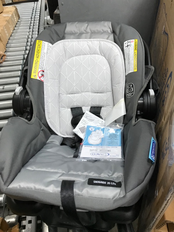 Photo 2 of GRACO FastAction SE Travel System Includes Quick Folding Stroller and SnugRide 35 Lite Infant Car Seat, Derby
