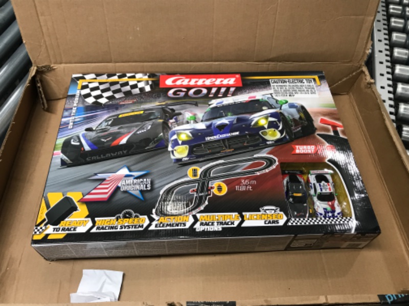 Photo 2 of Carrera GO!!! 62521 onto The Podium Electric Powered Slot Car Racing Kids Toy Race Track Set Includes 2 Hand Controllers and 2 Cars in 1:43 Scale
*NEW*