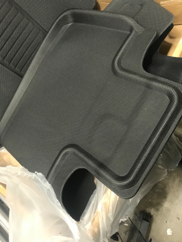 Photo 2 of OEDRO Floor Mats Fits for Tesla Model 3 2020-2023, Custom Fit All-Weather Car Floor Liners, Included Front & Rear Row Liner Upgraded 3Pcs Mats