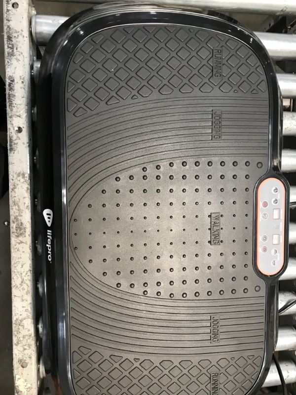 Photo 1 of **cracked**
LifePro Waver Vibration Plate Exercise Machine - Whole Body Workout Vibration Fitness Platform w/ Loop Bands - Home Training Equipment for Weight Loss & Toning Black