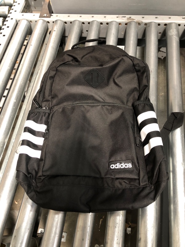 Photo 2 of adidas Classic 3S 4 Backpack, Black/White, One Size
