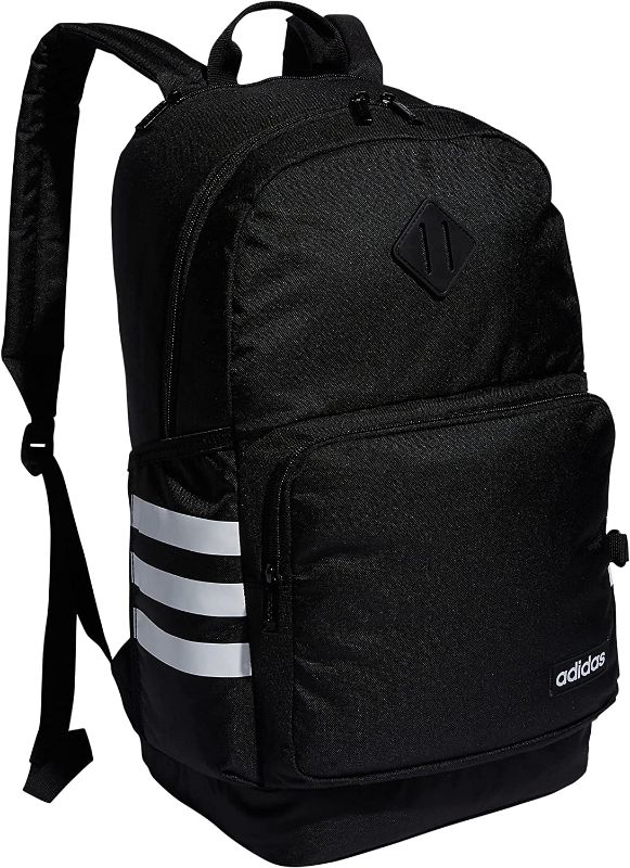 Photo 1 of adidas Classic 3S 4 Backpack, Black/White, One Size
