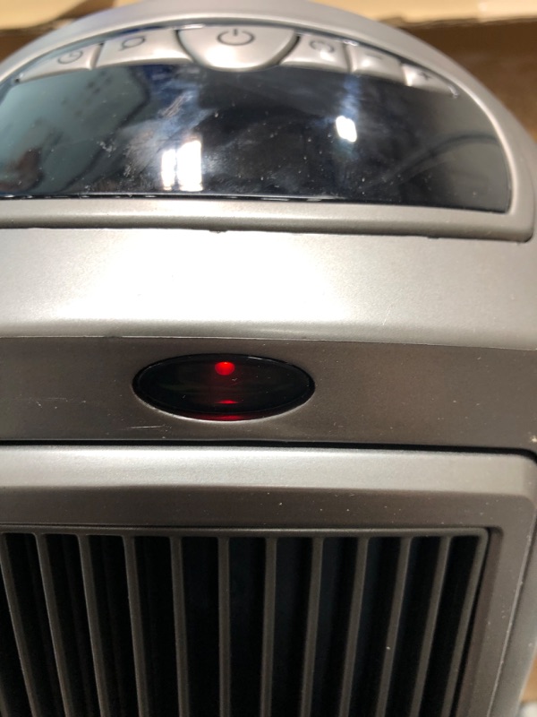 Photo 3 of Lasko 1500W Digital Ceramic Space Heater with Remote, 755320, Silver