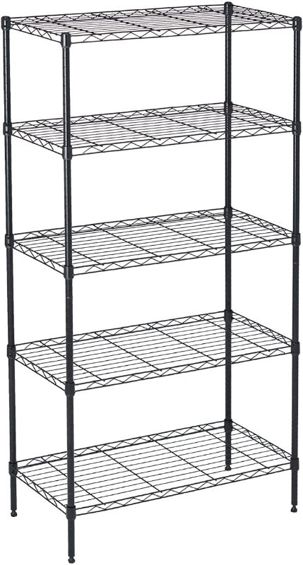 Photo 1 of 5 Tier Wire Shelving Unit Storage Rack, Metal Heavy Duty Utility Organizers, Organization Units