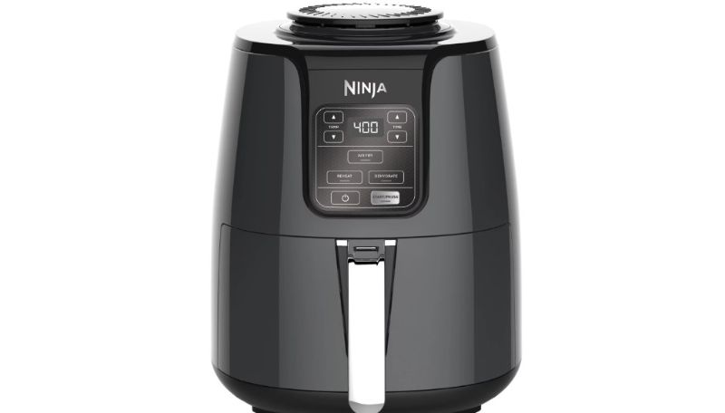 Photo 1 of Ninja 4 Quart Air Fryer with Reheat & Dehydrate, Black, Silver,